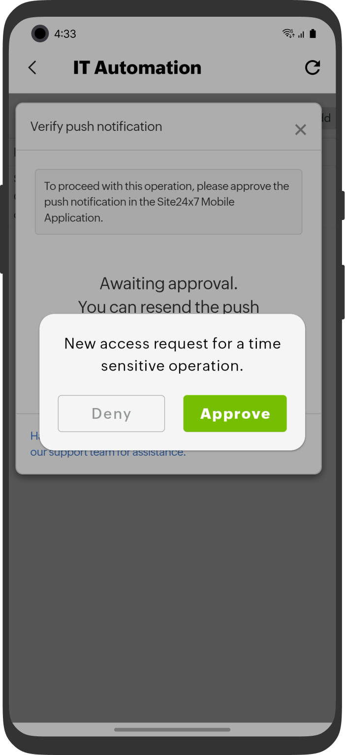 IT Automation Confirmation IT Automation Confirmation