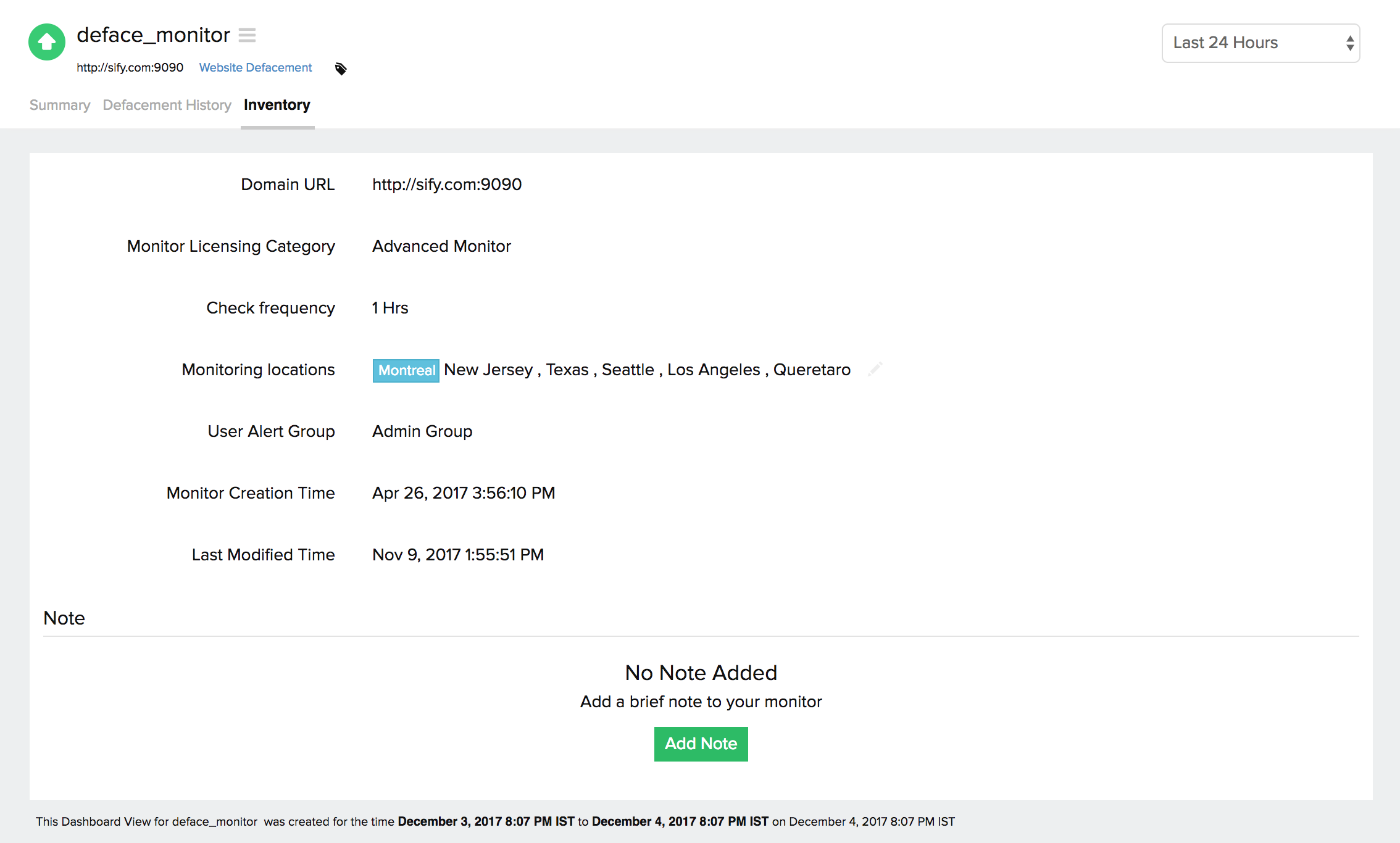 defacement-inventory
