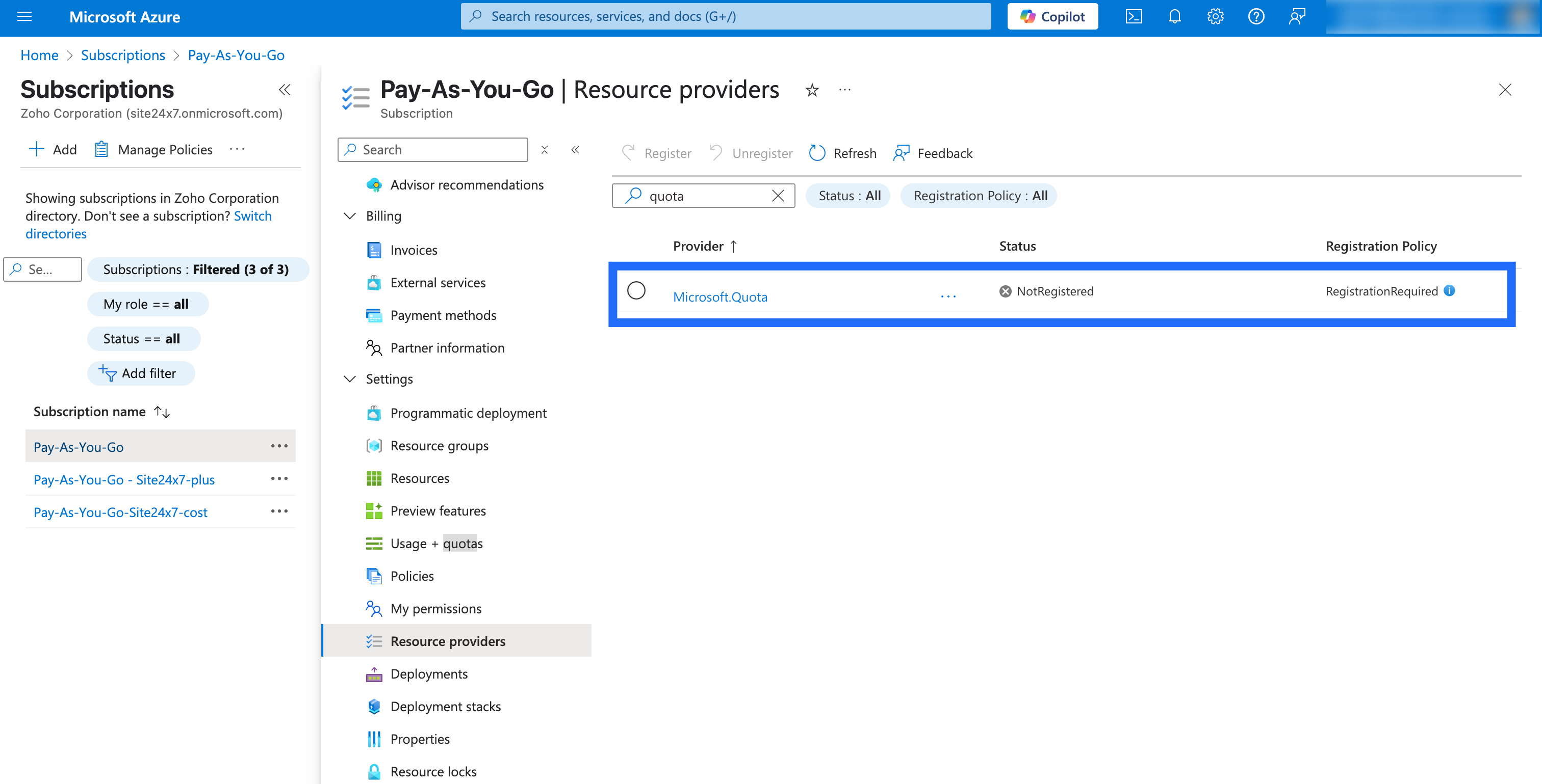 Microsoft Permission