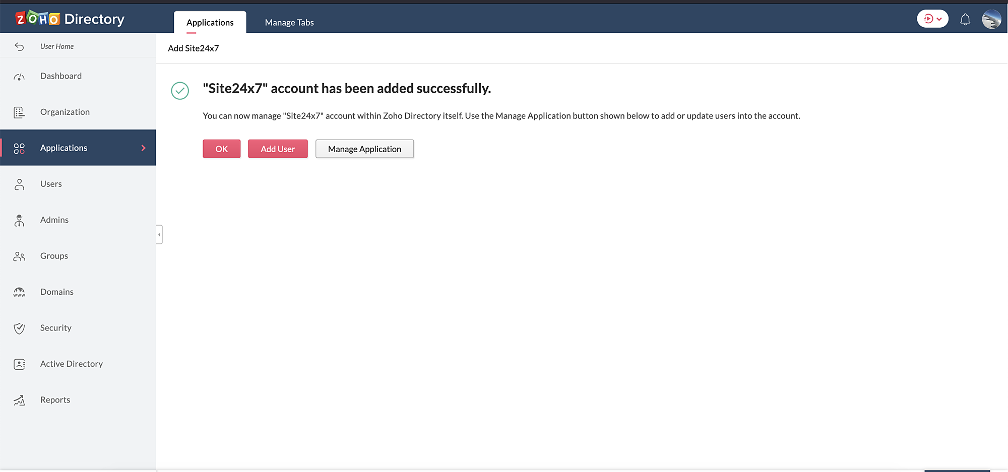 zoho-directory-site24x7-added